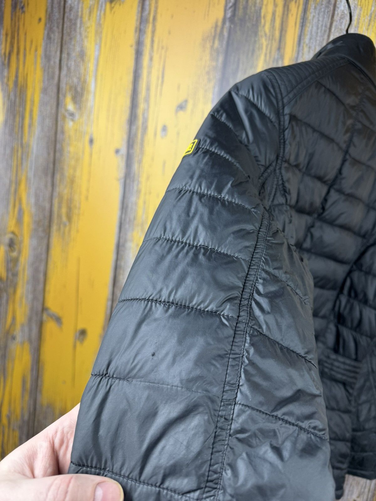 Barbour Barbour International Fibre Down Jacket Bomber England 🏴󠁧󠁢󠁥󠁮󠁧󠁿 Size L / US 10 / IT 46 - 9 Thumbnail