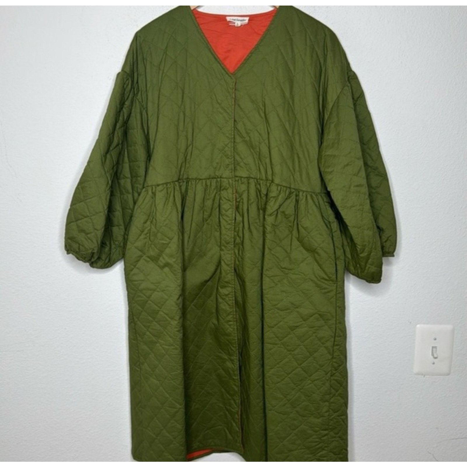 Other Saint Geraldine Reversible Quilted Puff Sleeves Coat Size S Size S / US 4 / IT 40 - 6 Thumbnail
