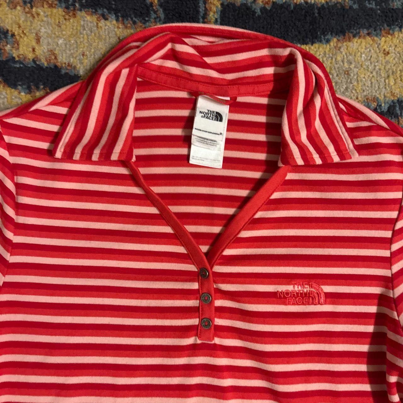 The North Face Vintage North Face Striped Polo Size US XS / EU 42 / 0 - 3 Thumbnail