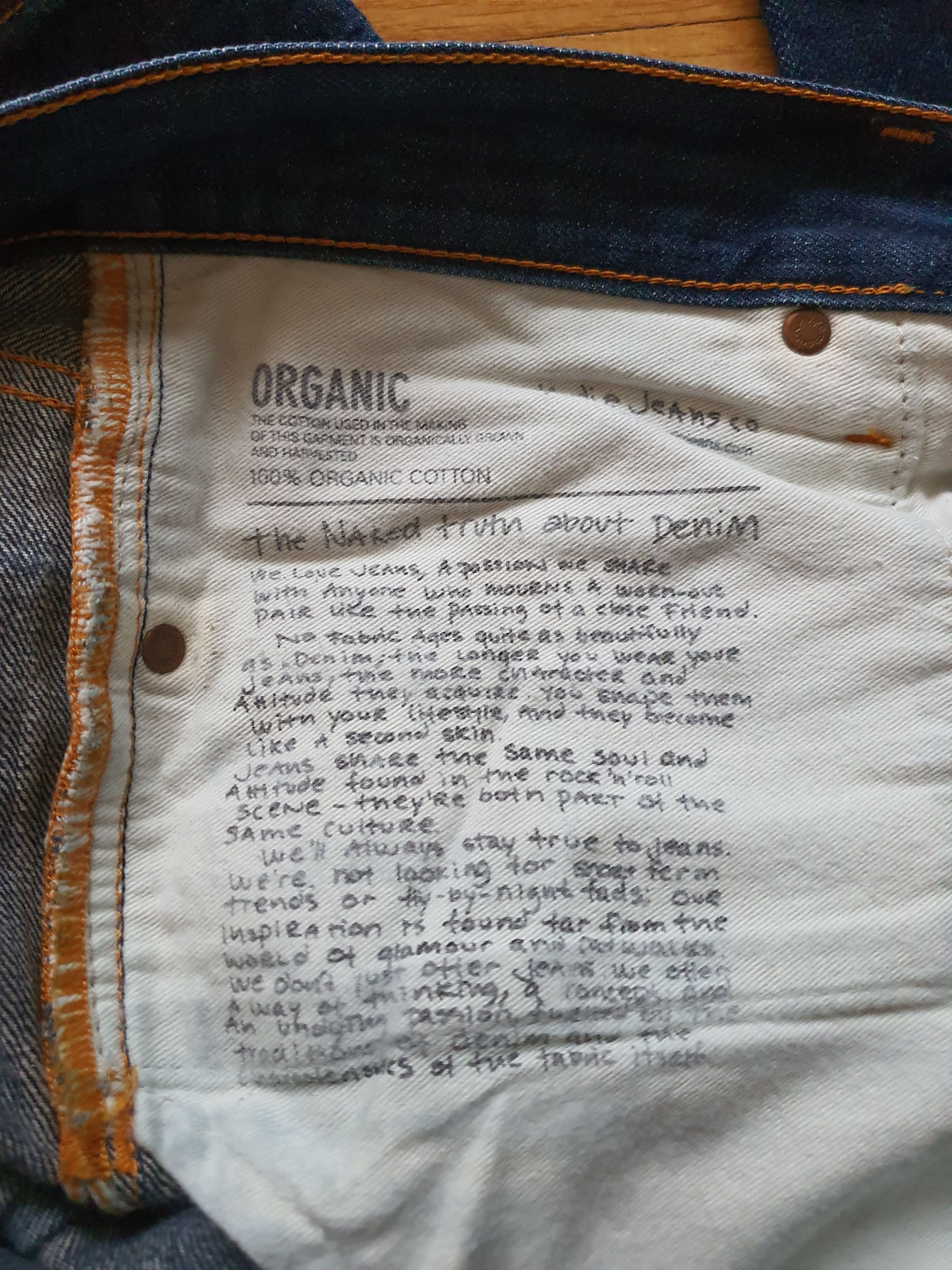 Nudie Jeans GRIM TIM DRY SELVAGE (NJ4087) - Selvedge Jeans - W33 Size US 33 - 9 Thumbnail