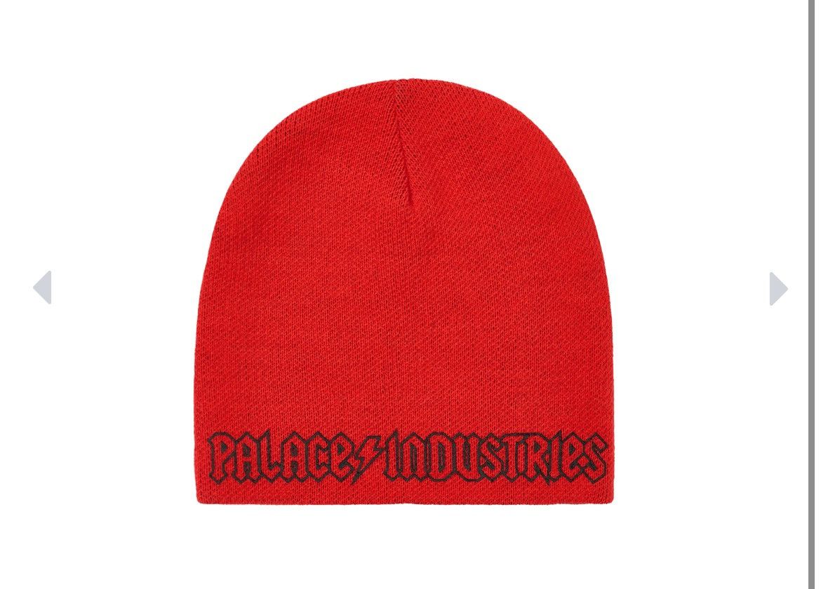 Palace Palace World Industries Reverso Nein Cuff Beanie Red Size ONE SIZE - 5 Thumbnail