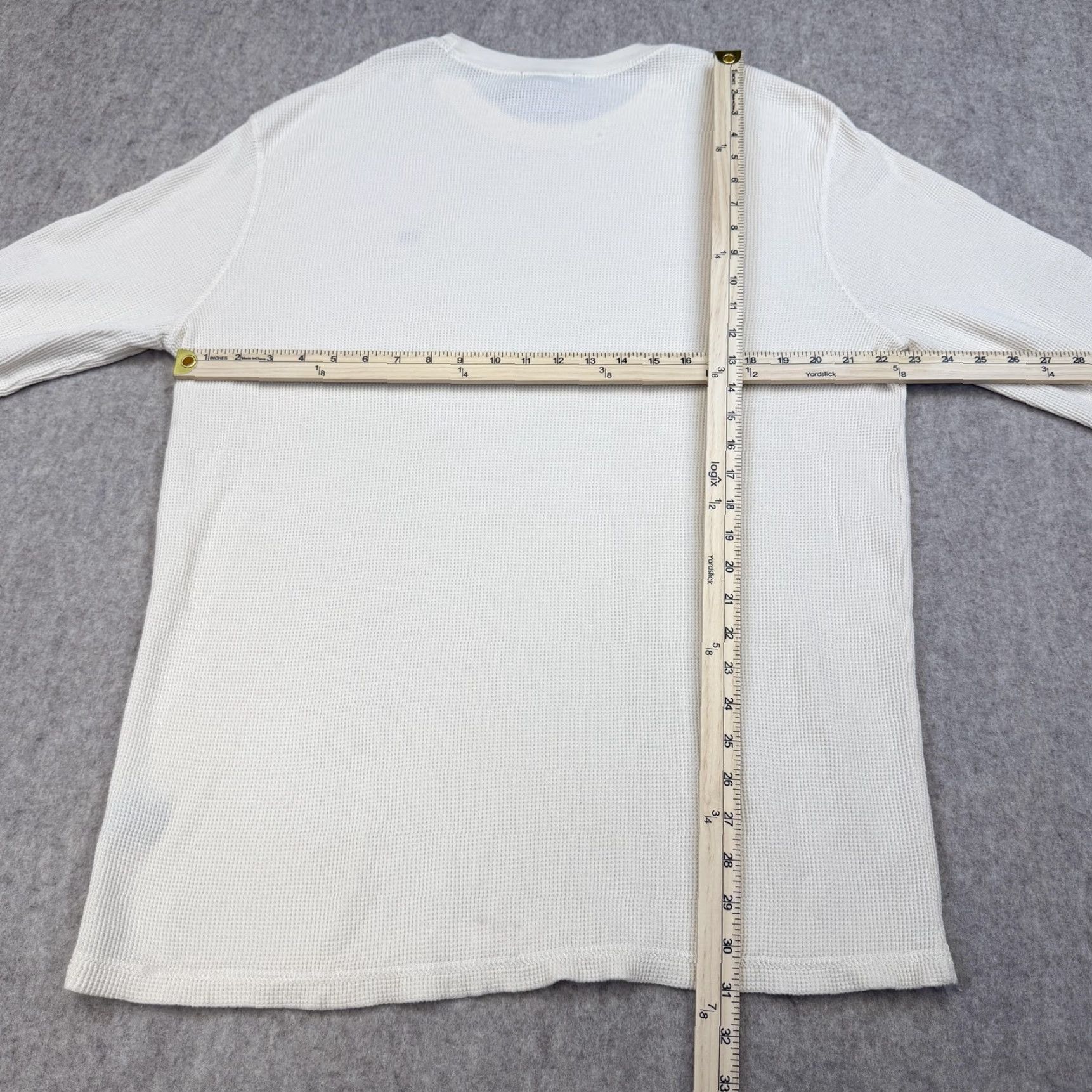 Vintage Polo Jeans Company Shirt Mens 2XL White Thermal Waffle Knit Long Sleeve Size US XXL / EU 58 / 5 - 5 Thumbnail