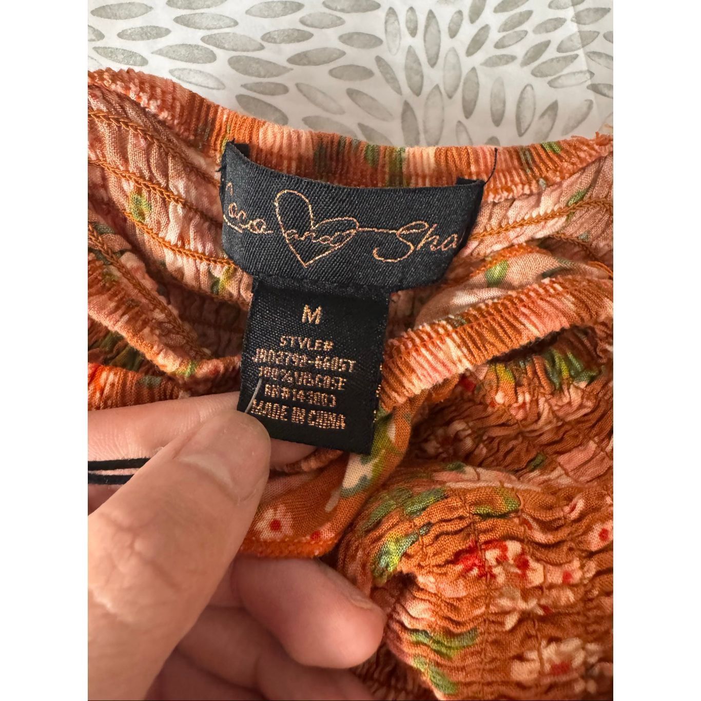 Other Coco & Sky Floral Smocked Maxi Dress – Ruffle Straps, Tiered Size M / US 6-8 / IT 42-44 - 7 Thumbnail