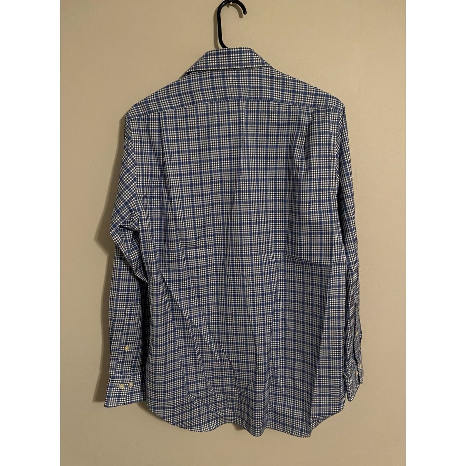 Polo Ralph Lauren Polo Ralph Lauren Shirt Slim Fit Easy Care L/S Button Up Men's 15 32/33 Blue Plaid Size US M / EU 48-50 / 2 - 4 Thumbnail