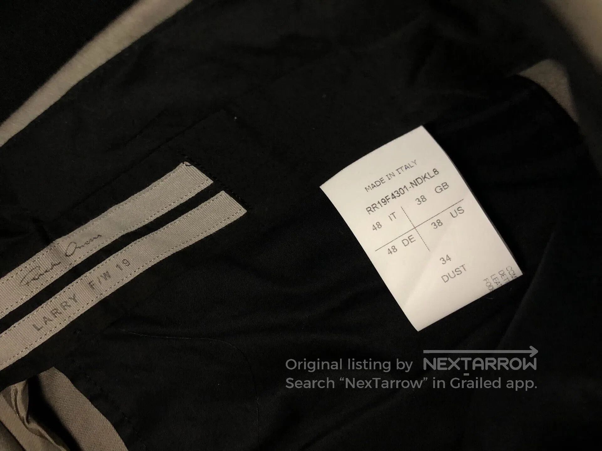 Rick Owens rick owens 19 larry elephant wide pants. Size US 34 / EU 50 - 7 Thumbnail