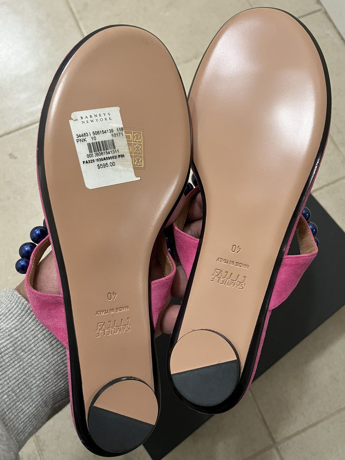 Other Samuele Failli Bead Sandals Sz 40(10us) Size US 10 / IT 40 - 3 Thumbnail