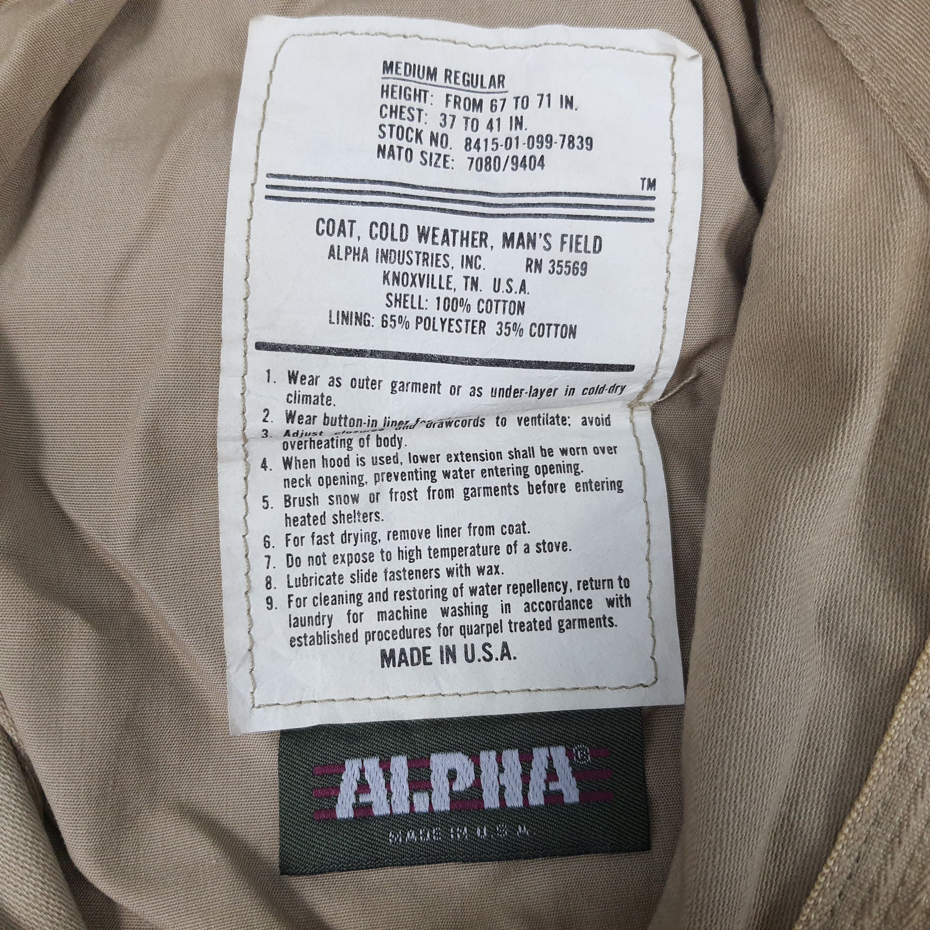 Alpha Industries × Japanese Brand × Vintage Vintage Alpha Industries x Custom Undercover Logo Jacket Size US M / EU 48-50 / 2 - 5 Thumbnail