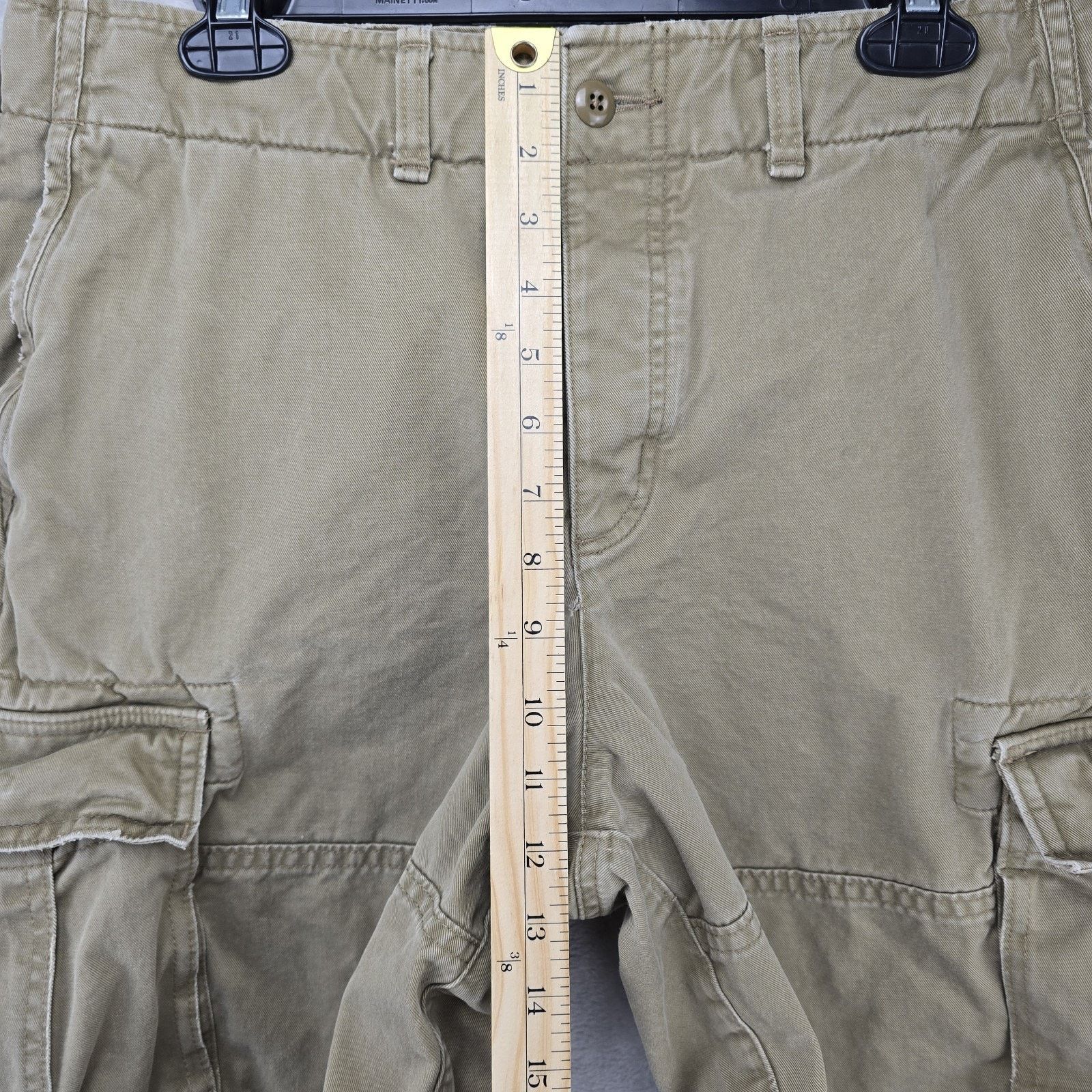 Abercrombie & Fitch Vintage Abercrombie & Fitch Cargo Shorts 33 (Fits 35x10) Size US 33 - 11 Thumbnail
