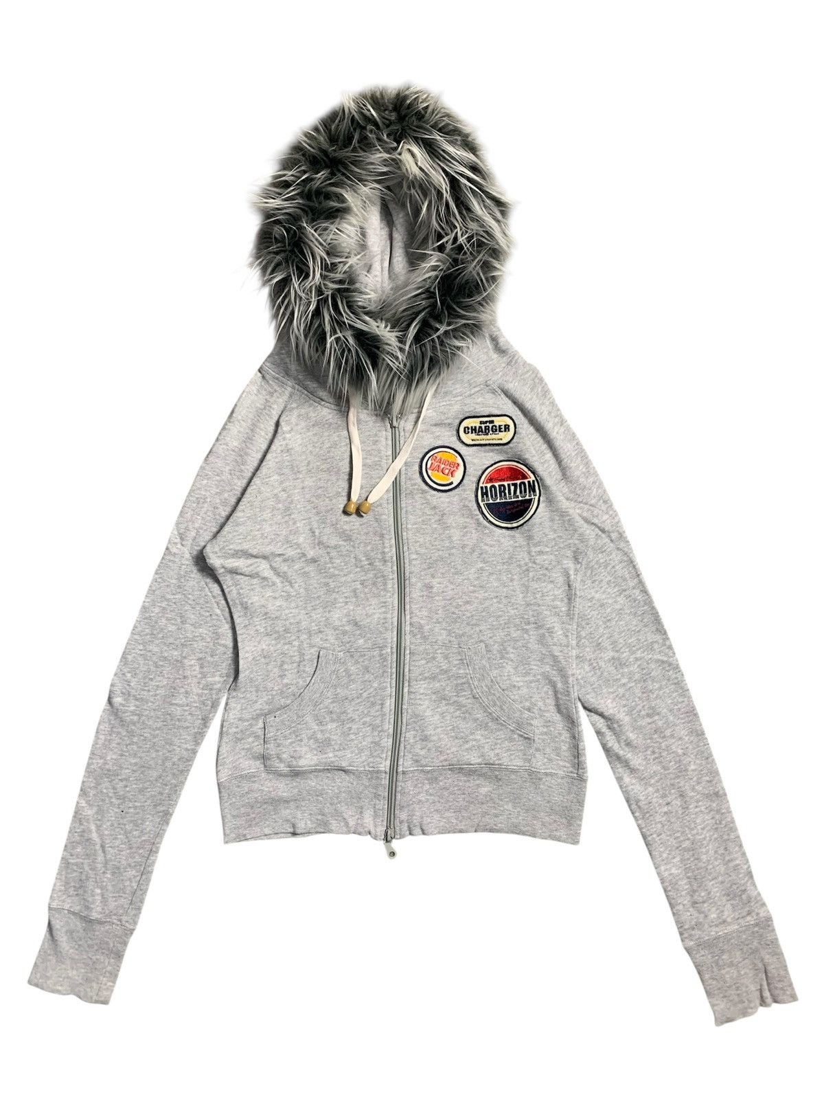 Hysteric Glamour ARTEMIS ATIVE JACK RIDER GREY FUR HOODIE IFSIX LGB STYLE Size US S / EU 44-46 / 1 - 1 Thumbnail