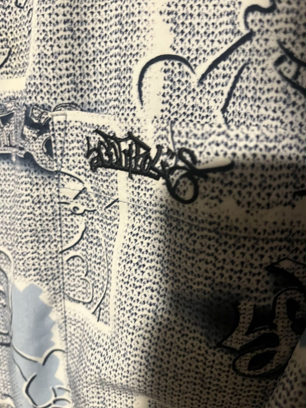 Southpole Y2K 2000 SouthPole Graffiti Gangster Oversized Button Down Size US XL / EU 56 / 4 - 5 Thumbnail