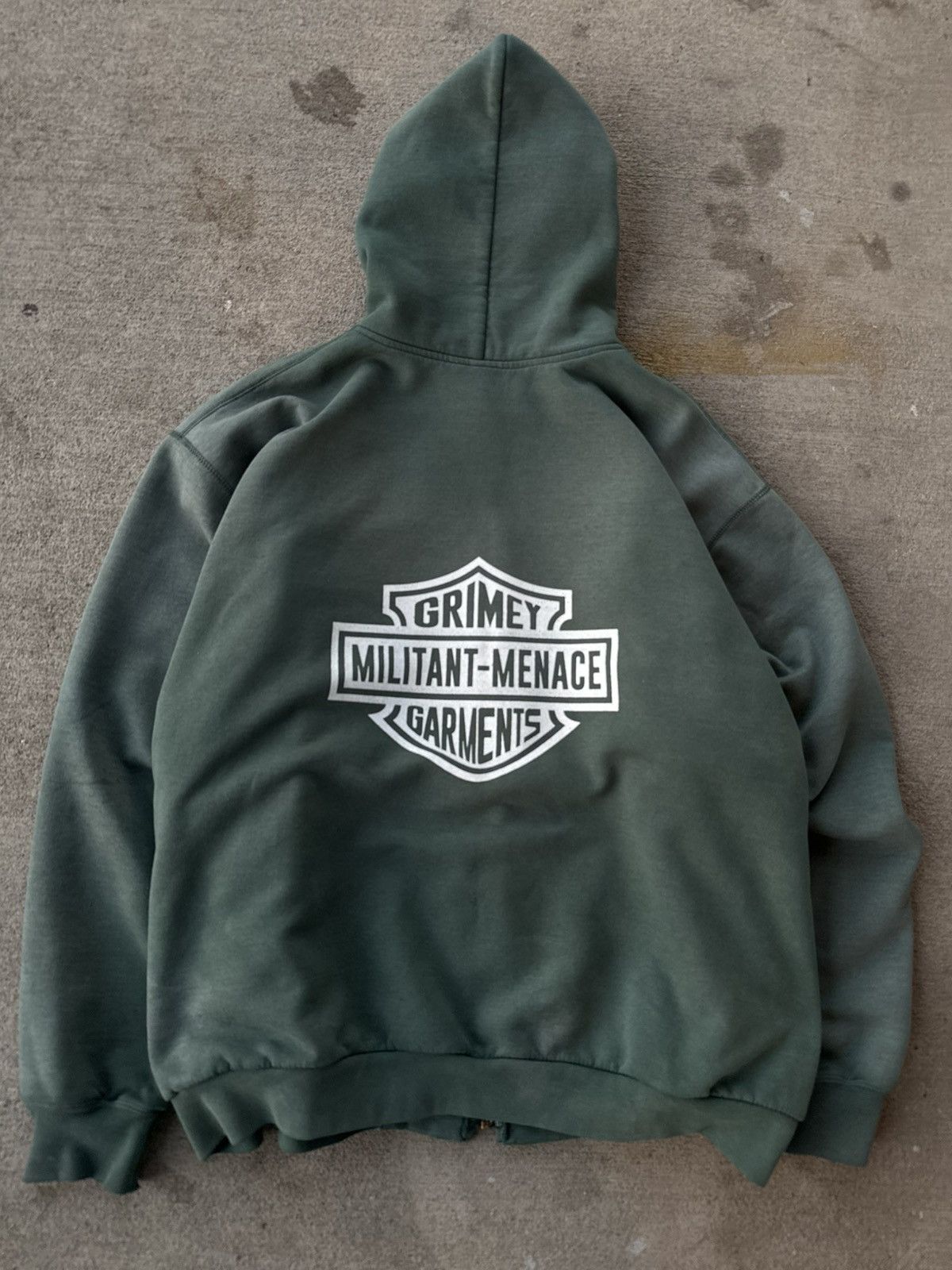 Carhartt Vintage Carharrt Thermal Militant Menace Lined Faded Zipup Size US XL / EU 56 / 4 - 2 Thumbnail