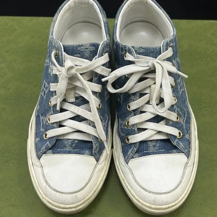 Louis Vuitton Louis Vuitton Denim Fashion Sneakers for Women -2508 Size US 6 / IT 36 - 2 Thumbnail
