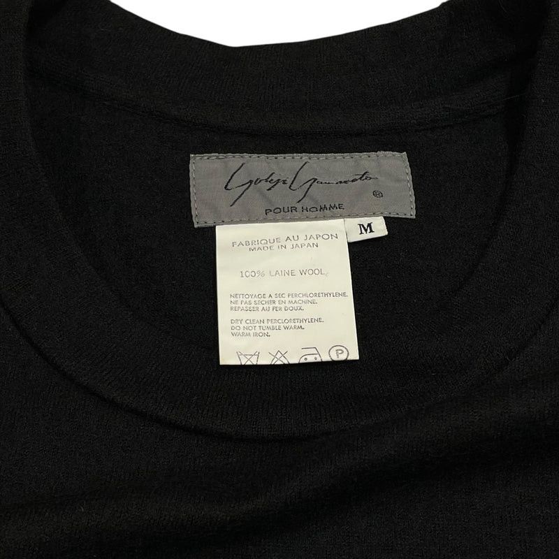 Yohji Yamamoto Yohji Yamamoto pour homme round character knit Size US M / EU 48-50 / 2 - 6 Thumbnail