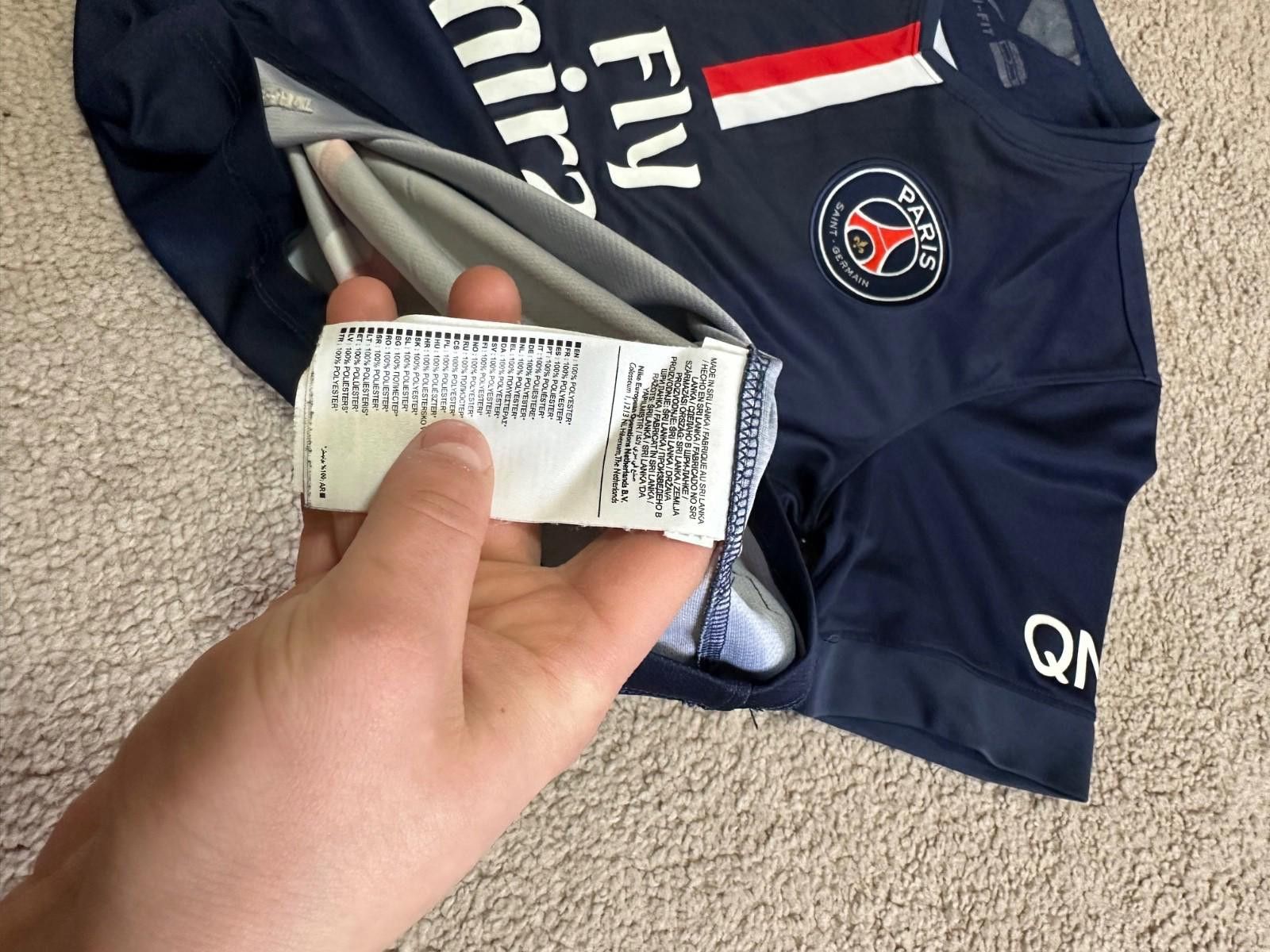 Nike PSG Paris Saint-Germain 2014 Soccer Jersey Football Shirt Size US S / EU 44-46 / 1 - 6 Thumbnail