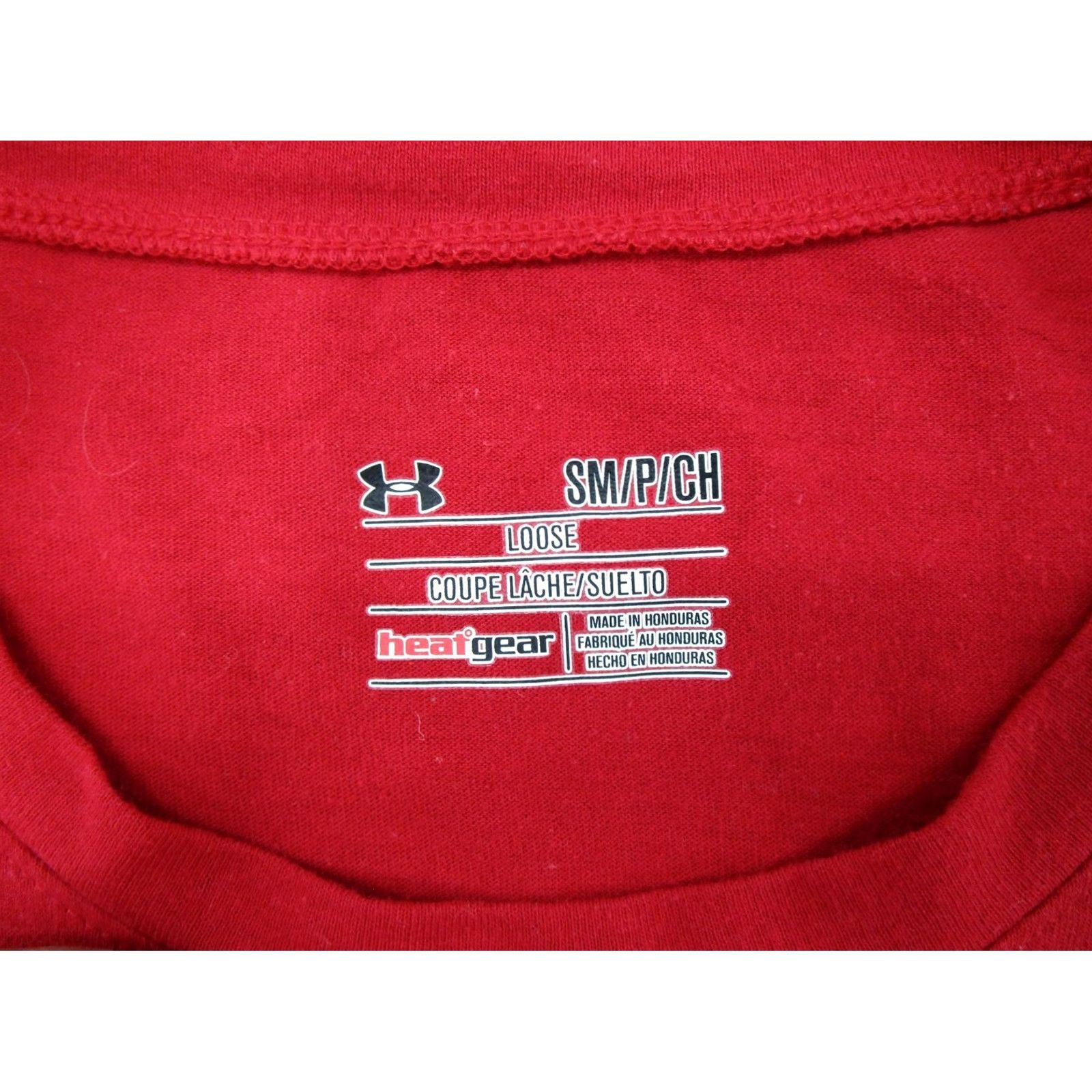 Under Armour Under Armour Wisconsin Badgers I Will Double Sided Shirt NCAA Size S Red Cotton T-Shirt Mens Size US S / EU 44-46 / 1 - 3 Thumbnail