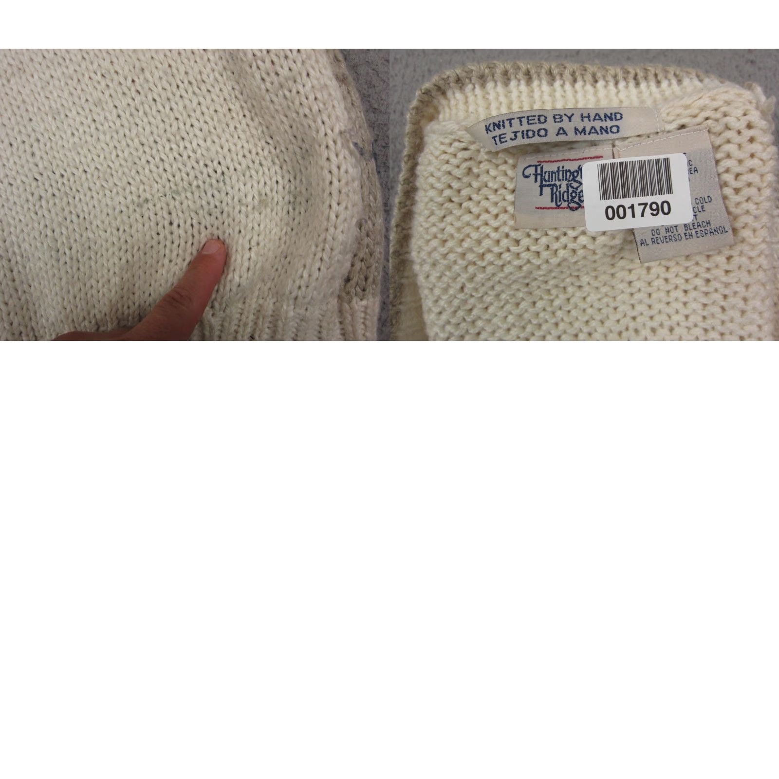 Vintage VINTAGE Huntington Ridge Sweater Vest Womens S Ivory Fair Isle Knit V-Neck 90s Retro Casual Size S / US 4 / IT 40 - 10 Thumbnail