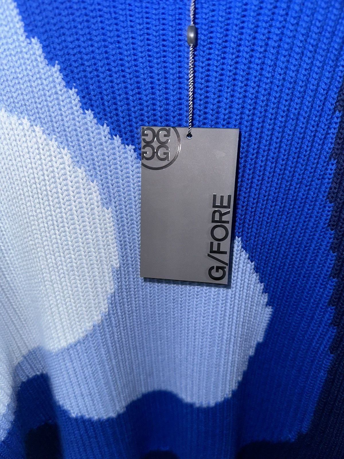 G/FORE G/FORE MERINO WOOL BLUE KNIT SWEATER Size US S / EU 44-46 / 1 - 4 Thumbnail