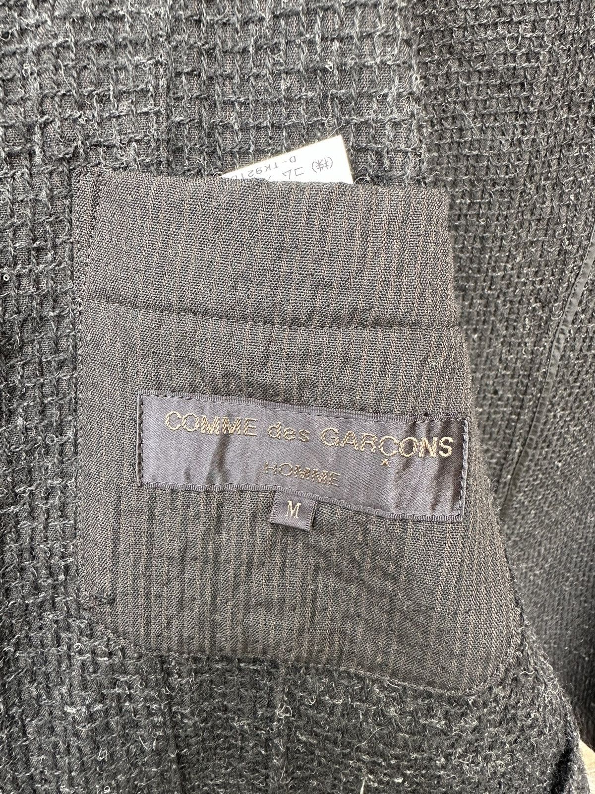 Comme des Garcons AD1997 Comme Des Garcons Homme Wool Chore Jacket Size US M / EU 48-50 / 2 - 13 Thumbnail