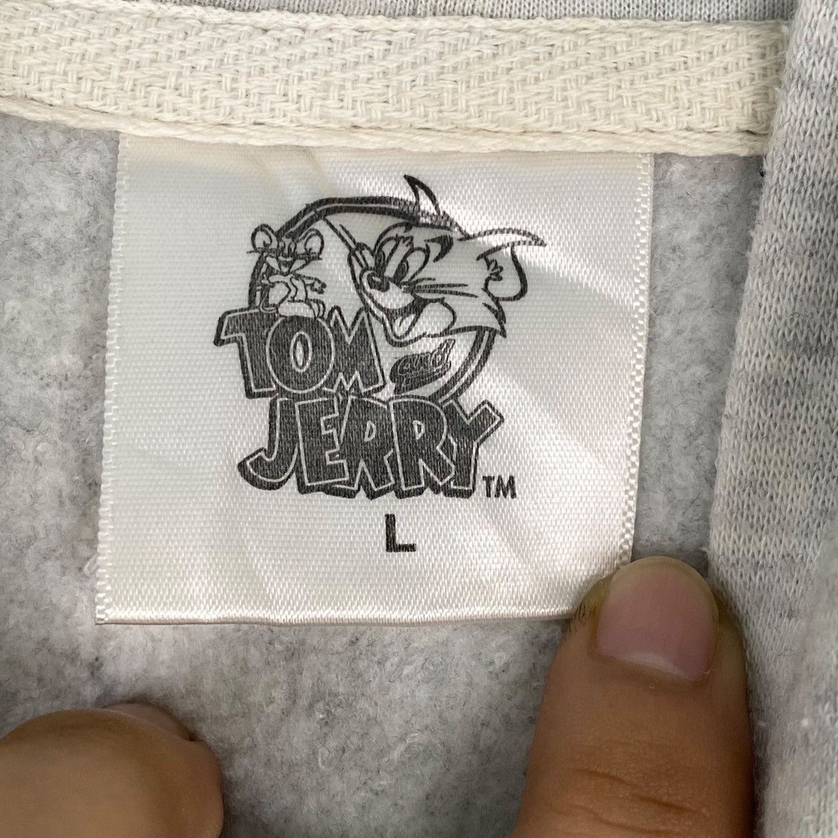 Other Vintage Tom&Jerry Hoodie Gray Pullover Jumper Size L Size US L / EU 52-54 / 3 - 6 Thumbnail