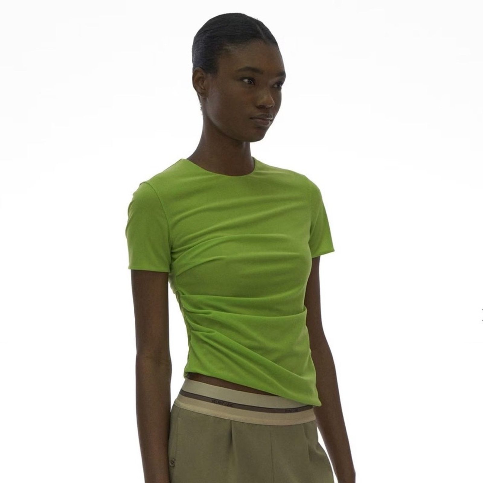 Helmut Lang NWT HELMUT LANG $245 Reversible Draped Mesh Top Size Small Size S / US 4 / IT 40 - 5 Thumbnail