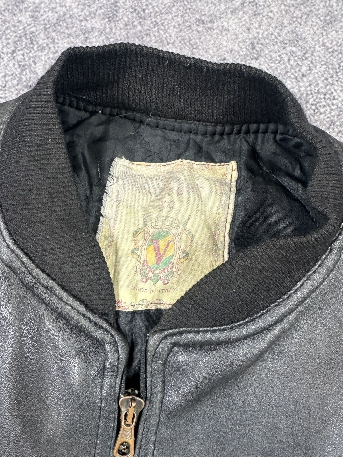 Vintage Y2K Vintage Leather Jacket US AIR Force Streetwear Rare 90s Size US XXL / EU 58 / 5 - 5 Thumbnail