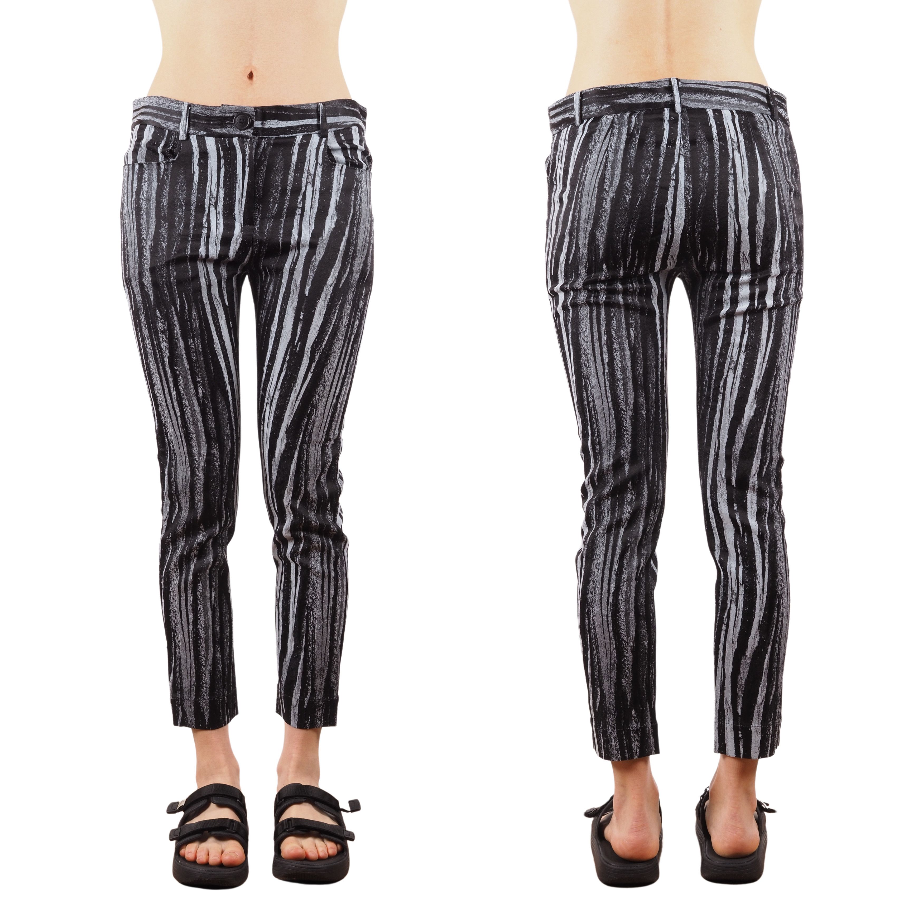Vivienne Westwood Vivienne Westwood Vintage Striped Skinny Leg Pants Size 28" / US 6 / IT 42 - 1 Thumbnail