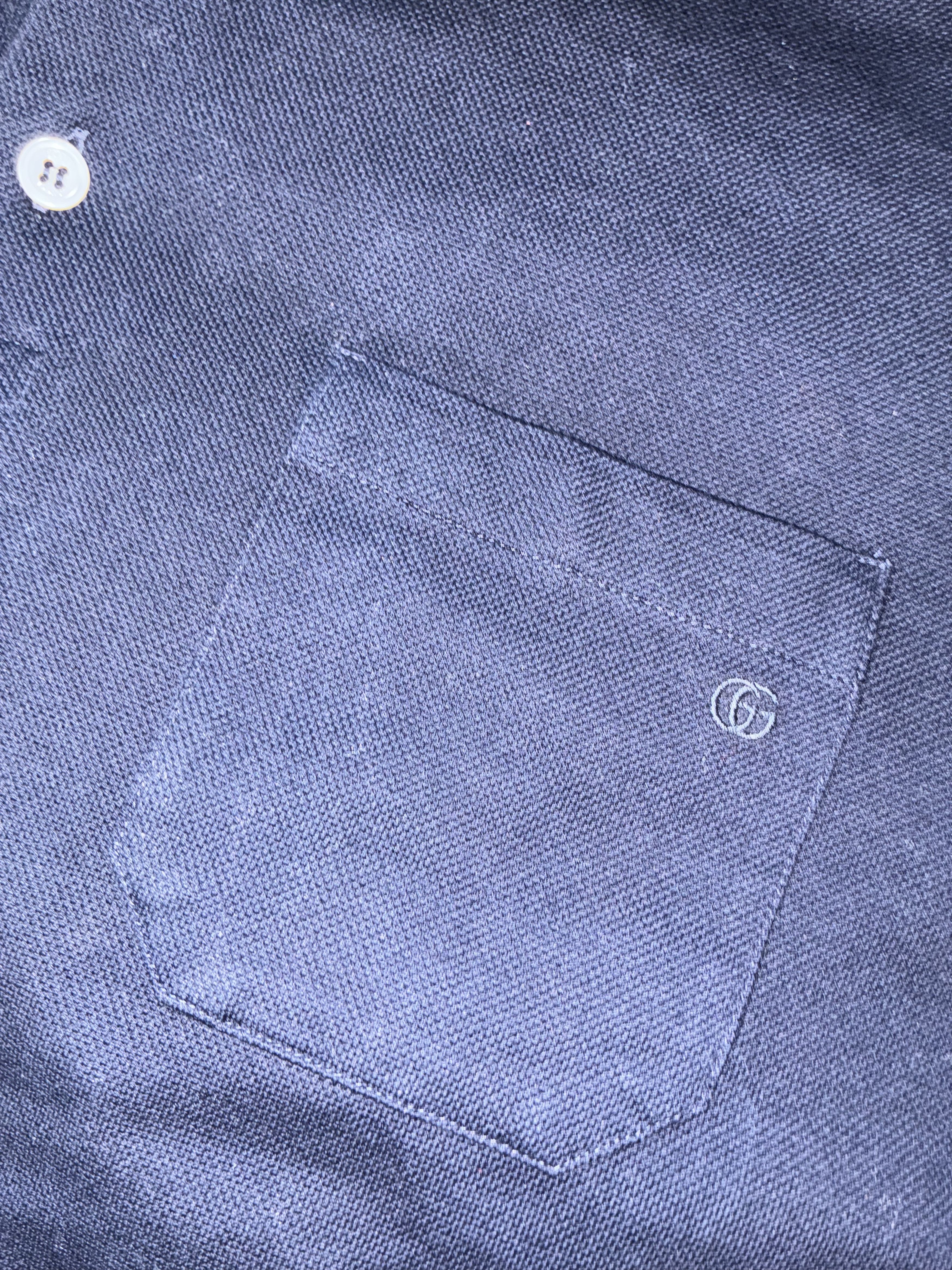 Gucci Gucci Navy Shirt Size US S / EU 44-46 / 1 - 3 Thumbnail
