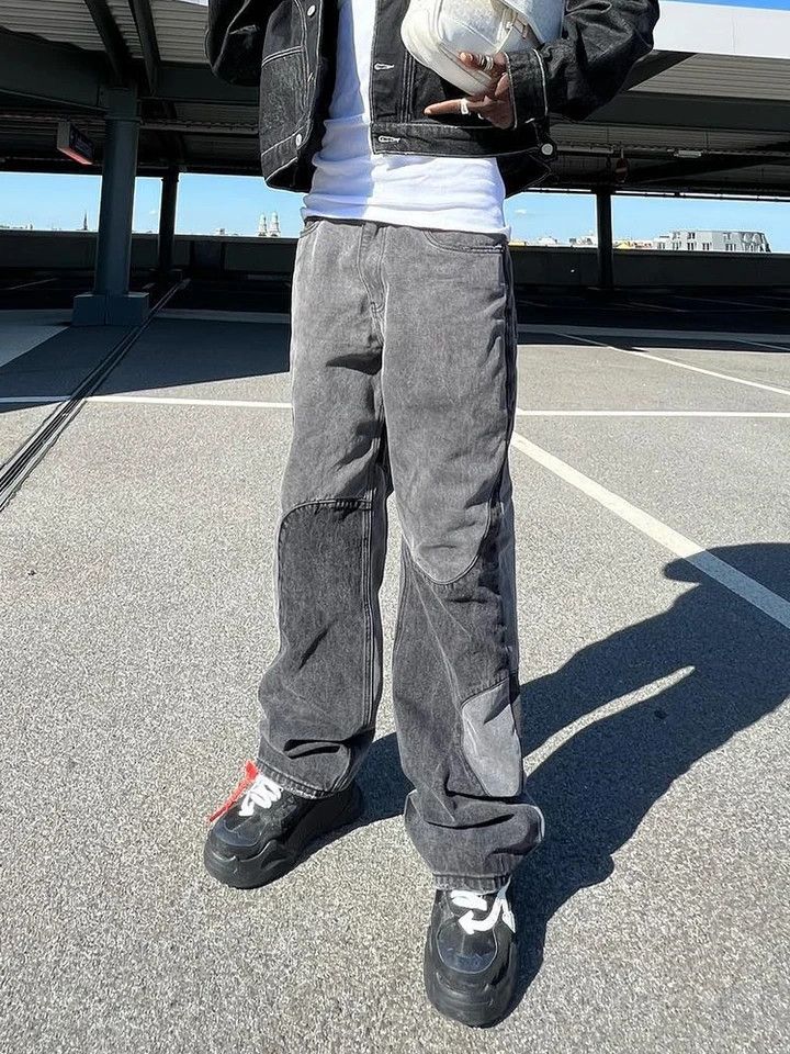 Japanese Brand × Jean Doodle Diddle Swindle Loose Straight Jeans Size US 34 / EU 50 - 5 Thumbnail