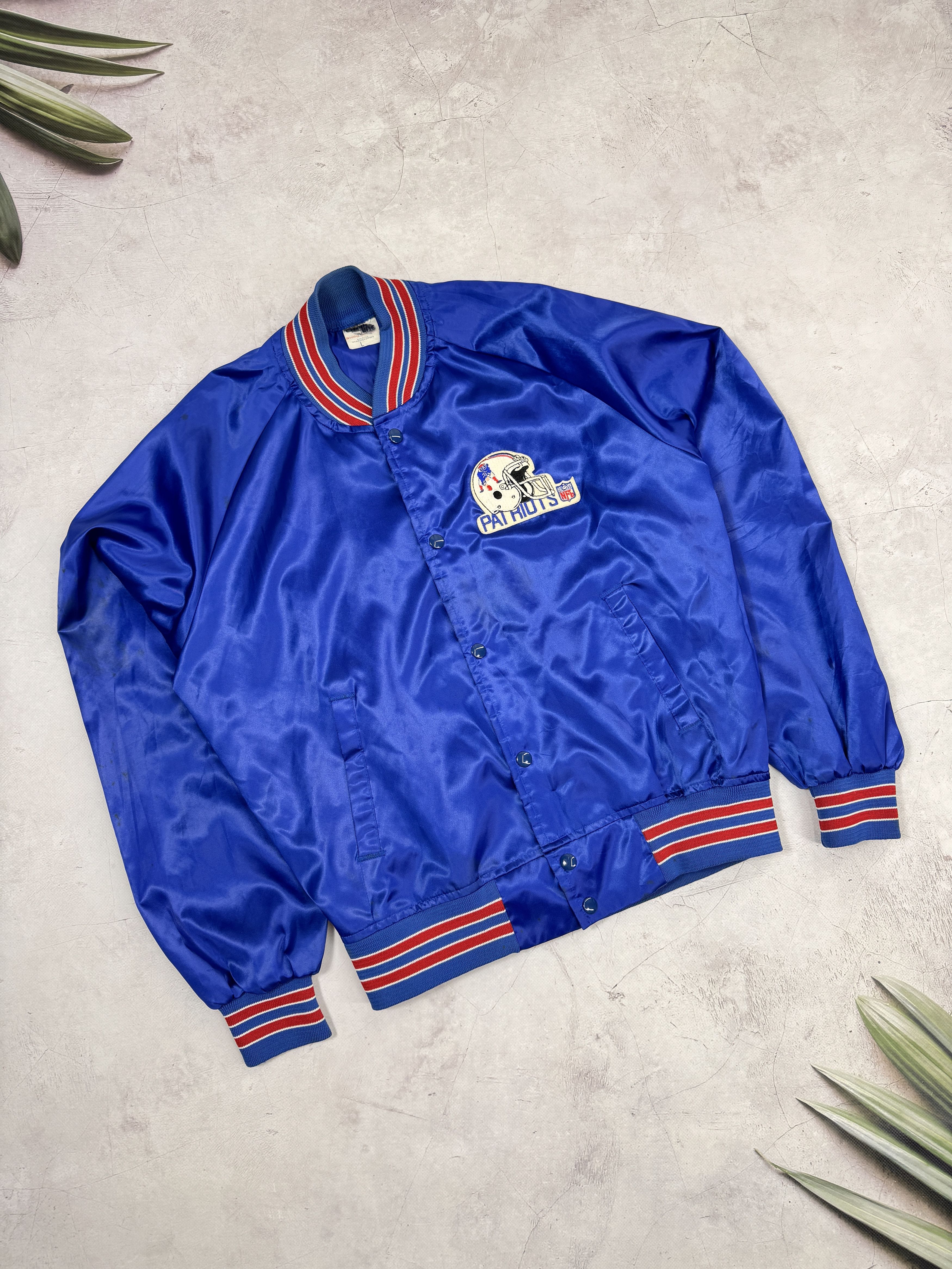 Chalk Line × NFL × Vintage Vintage New England Patriots Bomber Jacket Size US L / EU 52-54 / 3 - 2 Thumbnail