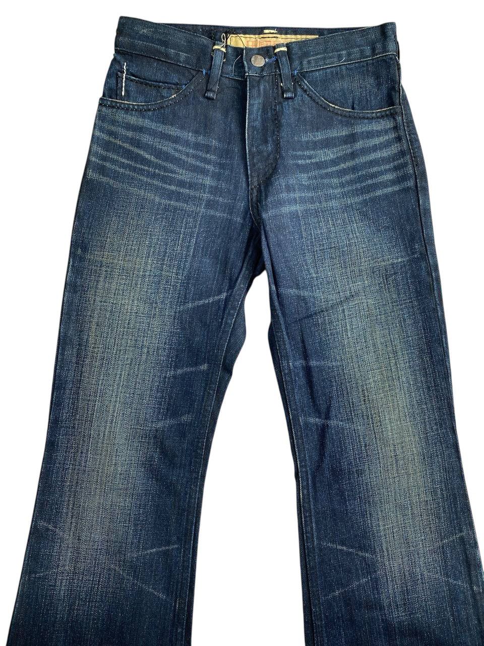 The Great China Wall The Great China Handmade Indigo Flare Denim Size US 26 / EU 42 - 2 Thumbnail