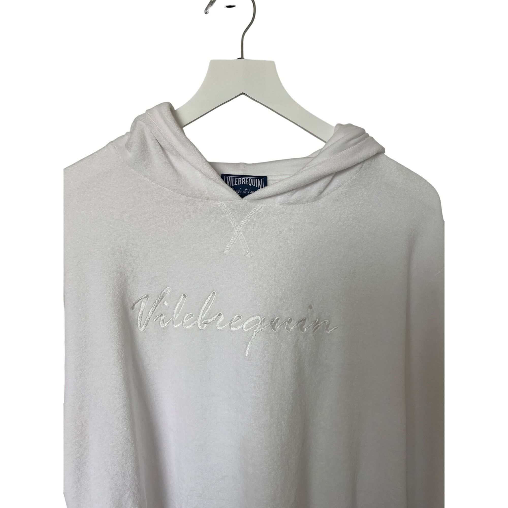 Vilebrequin Vilebrequin Chalk Terry Logo Hoodie Cover-Up Size S / US 4 / IT 40 - 5 Thumbnail