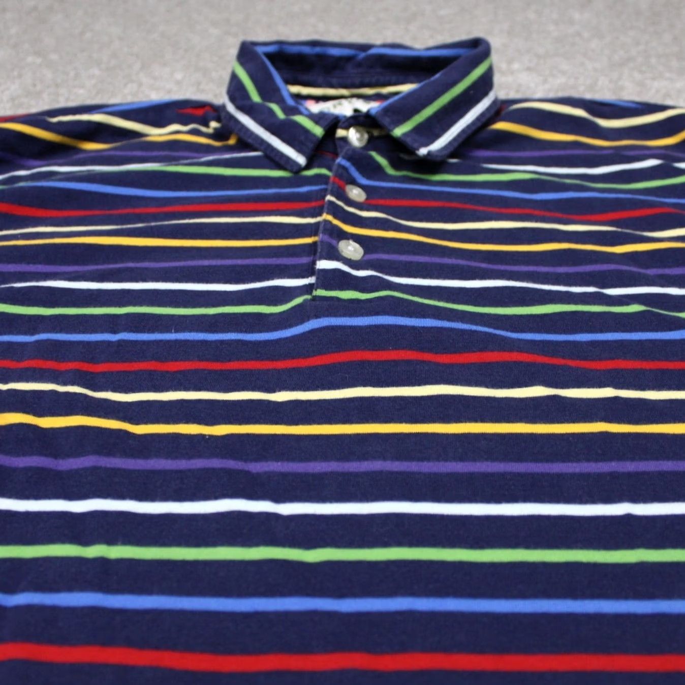 Orvis Orvis Polo Shirt Mens XL Colorful Striped 100% Cotton Short Sleeve Pullover Polo Shirt Mens XL Colorful Striped Blue 100% Cotton Orvis Size US XL / EU 56 / 4 - 4 Thumbnail