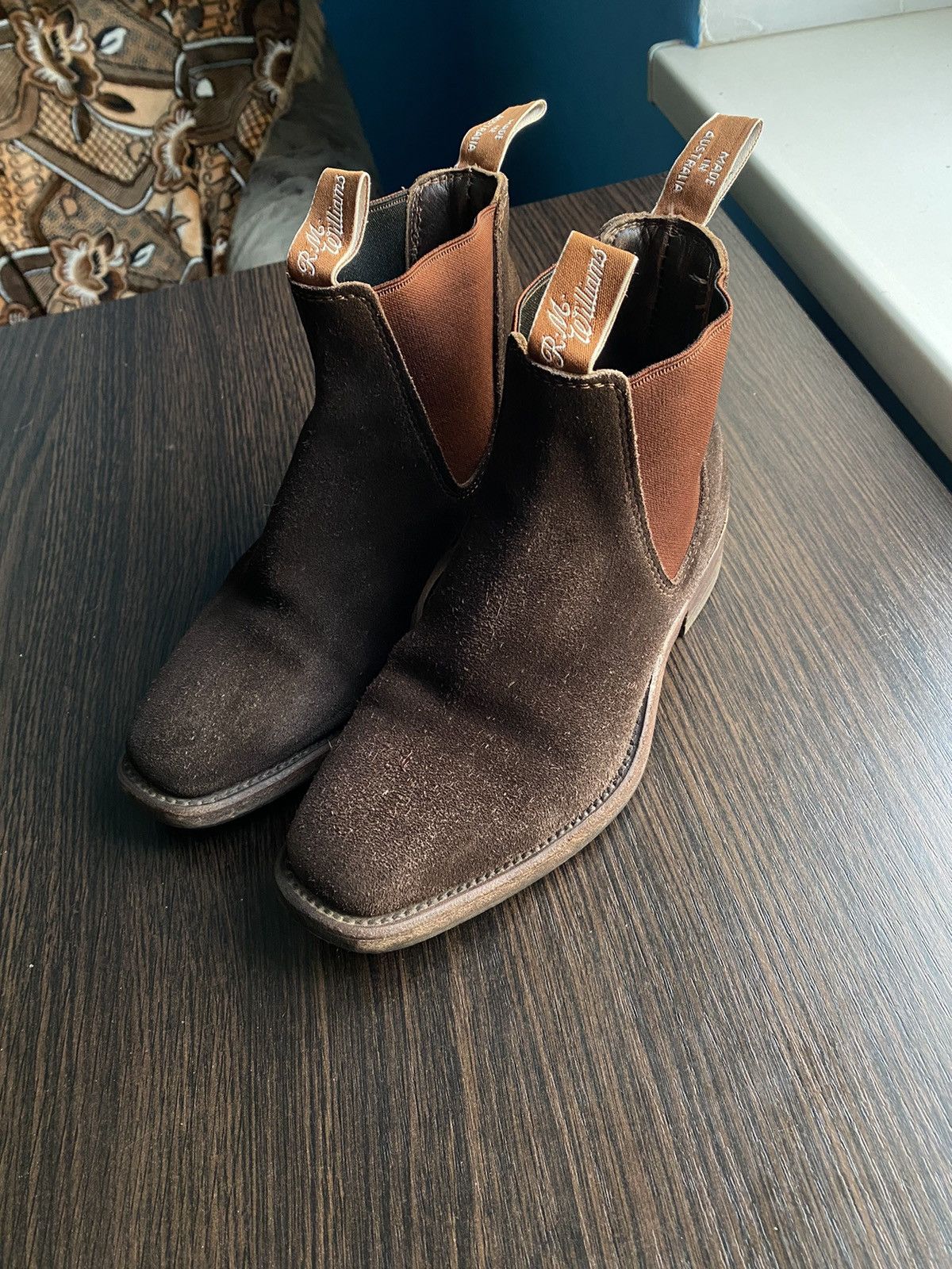 R.M. Williams Brown Comfort Craftsman Suede Size 3.5 Size US 6 / IT 36 - 4 Thumbnail