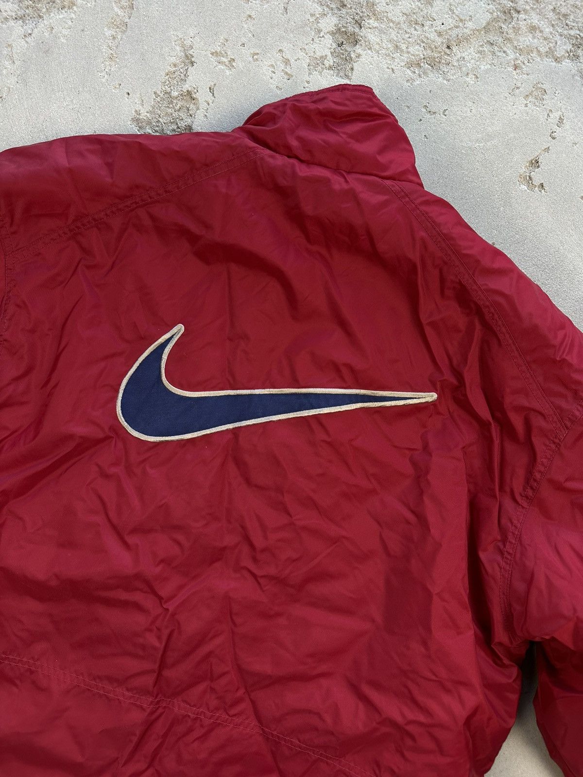 Nike Nike Vintage Down Puffer Jacket Big Swoosh Double Logo Size US M / EU 48-50 / 2 - 6 Thumbnail