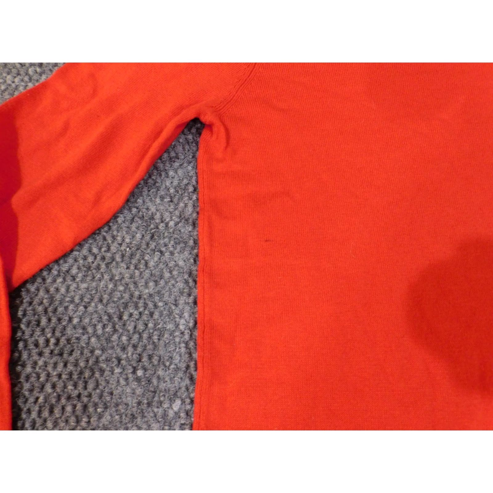 Loft LOFT Sweater XS red Pullover Knit Cotton Women Short Sleeve? (No—Long Sleeve) Size XS / US 0-2 / IT 36-38 - 6 Thumbnail