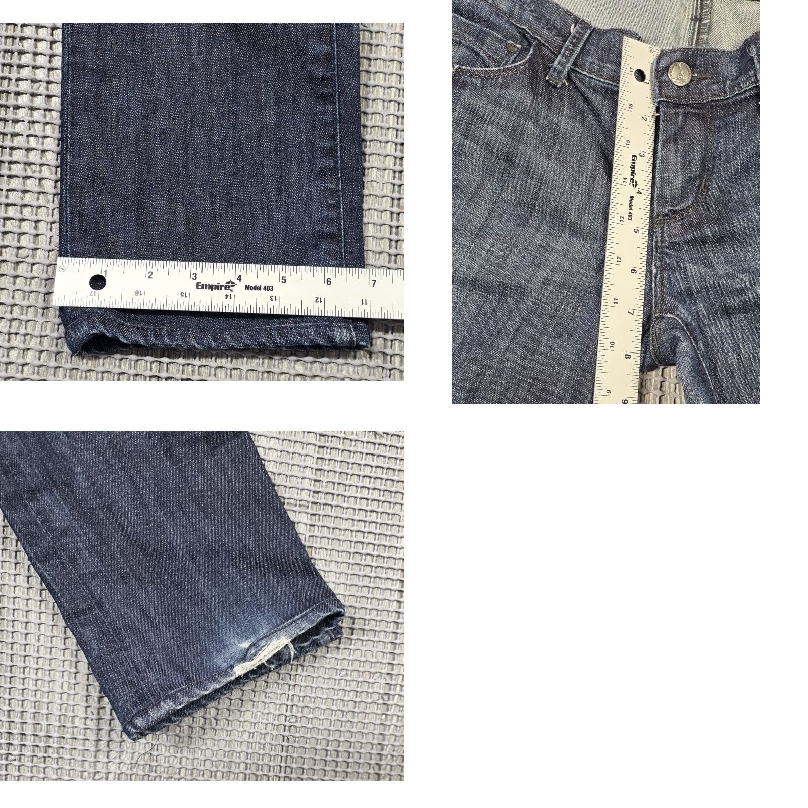 Citizens Of Humanity Citizens of Humanity Ava Jeans Women’s Regular Low Rise 28x30 Blue Denim 5-Pocket Stretch Straight Jeans Size 28" / US 6 / IT 42 - 10 Thumbnail