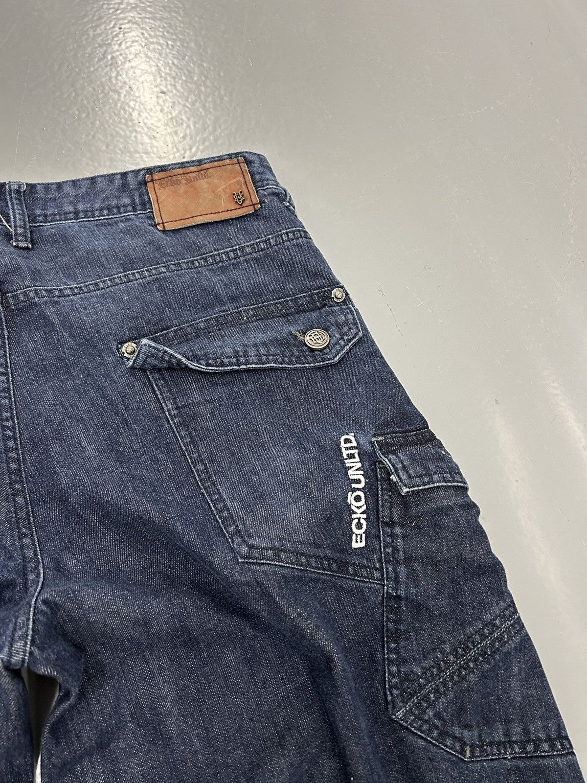 Ecko Unltd. Crazy vintage y2k baggy Ecko Unltd jnco style jorts skater Size US 36 / EU 52 - 3 Thumbnail