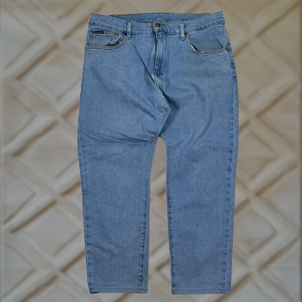 Brooks Brothers Brooks Brothers Slim Stretch Jeans Light Wash Denim Cotton Blend 40x30 Size US 40 / EU 56 - 1 Thumbnail
