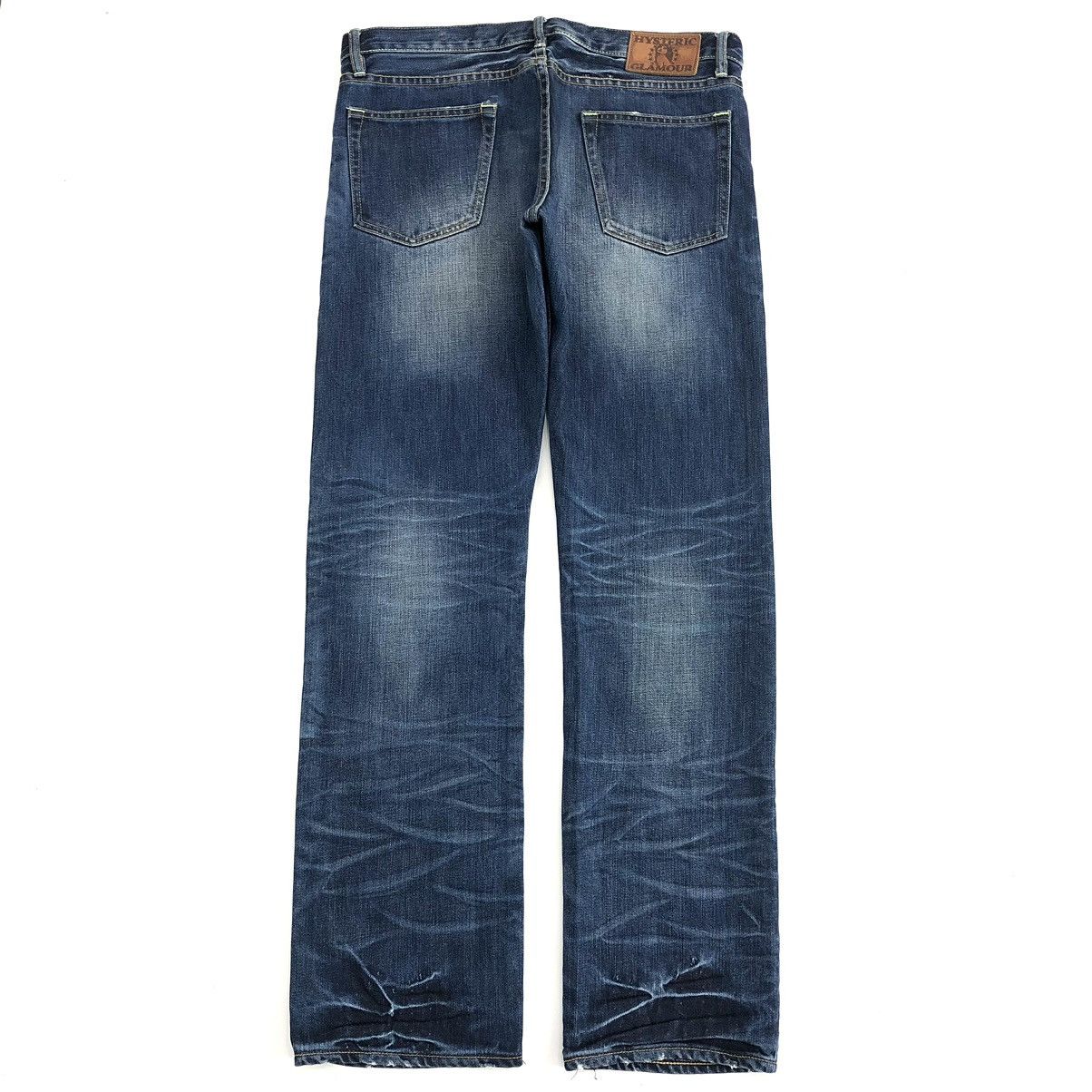 Hysteric Glamour × Japanese Brand × Yohji Yamamoto Vtg Hysteric Glamour “Blondie Is A Group!” Faded Denim Pants Size US 32 / EU 48 - 14 Thumbnail