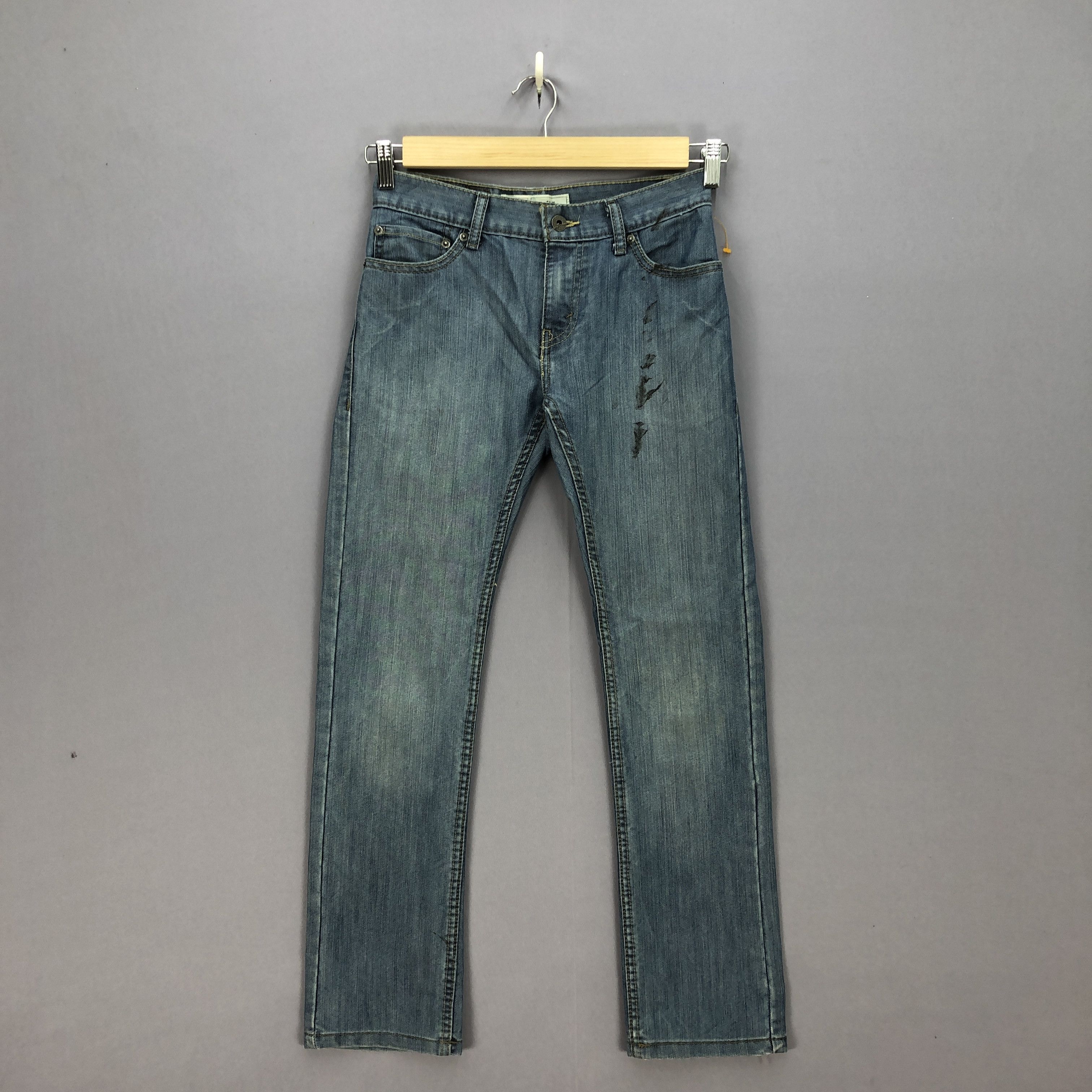 Levi's Vintage Levis Dirty Jeans Levi's Slim Skinny Blue Denim Size 26" / US 2 / IT 38 - 1 Thumbnail