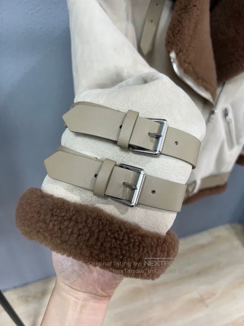 Acne Studios Acne Studios Beige Teddy Fur Coat Size XS / US 0-2 / IT 36-38 - 4 Thumbnail