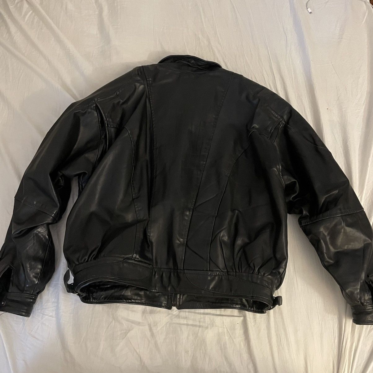 Vintage Vintage Leather Bomber like Jacket Size US XL / EU 56 / 4 - 2 Thumbnail