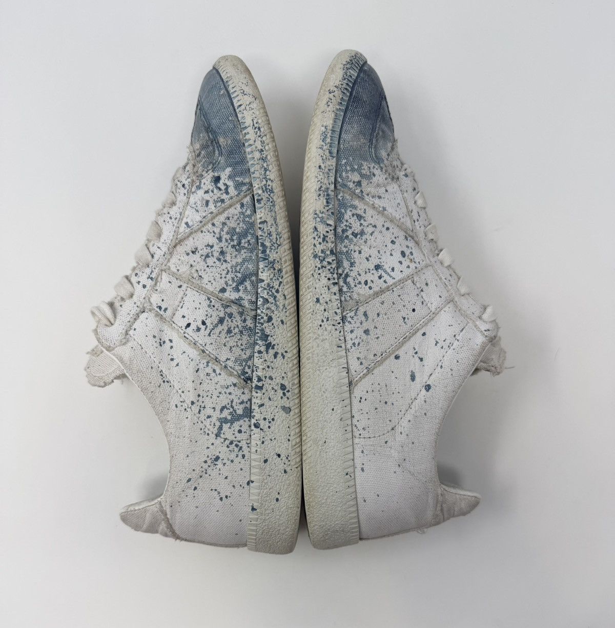 Maison Margiela Maison Margiela Replica Paint Splatter GAT Sneaker White Size US 7 / EU 40 - 3 Thumbnail