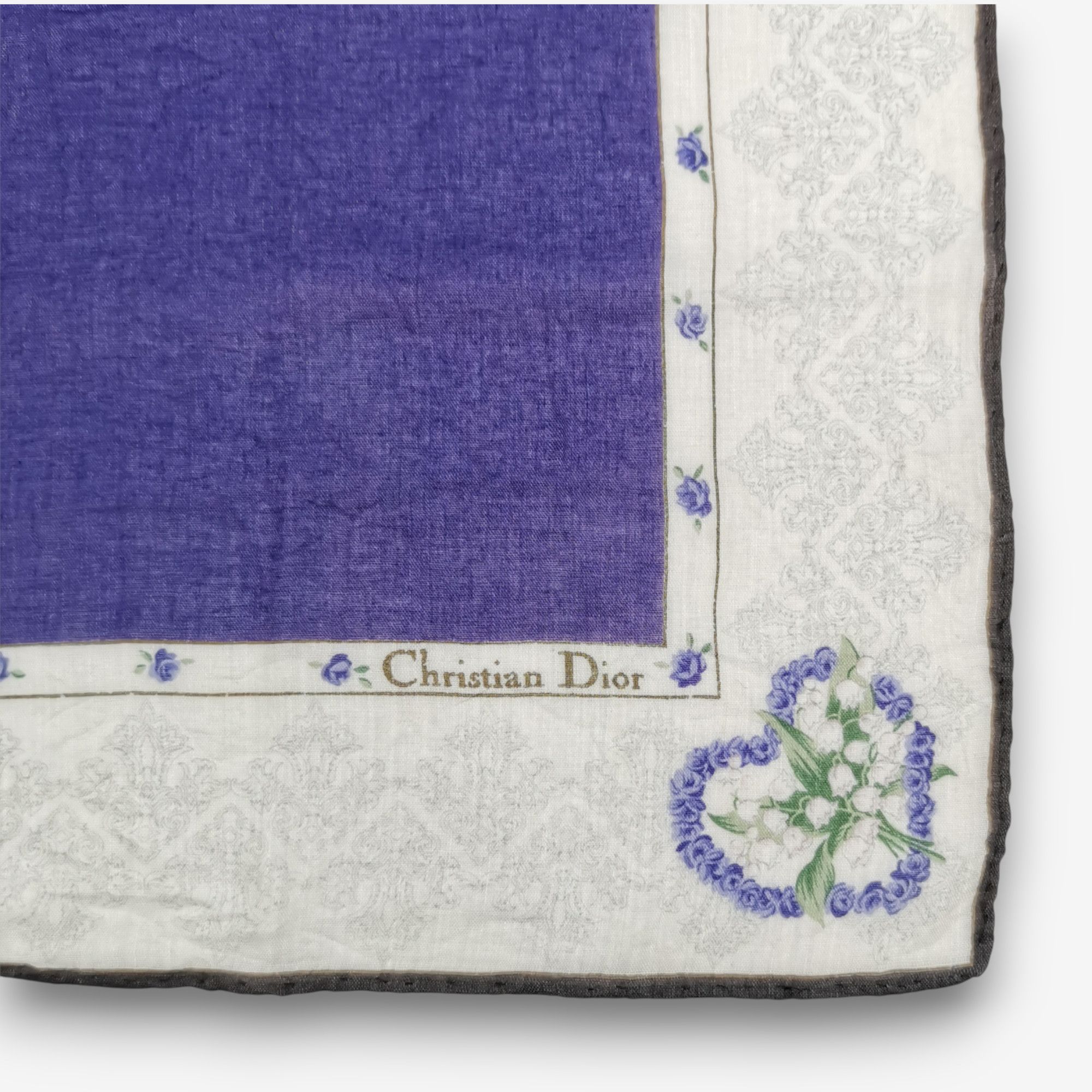 Japanese Brand Vintage Christian DIOR Handkerchief Pocket Square Bandana Size ONE SIZE - 3 Thumbnail