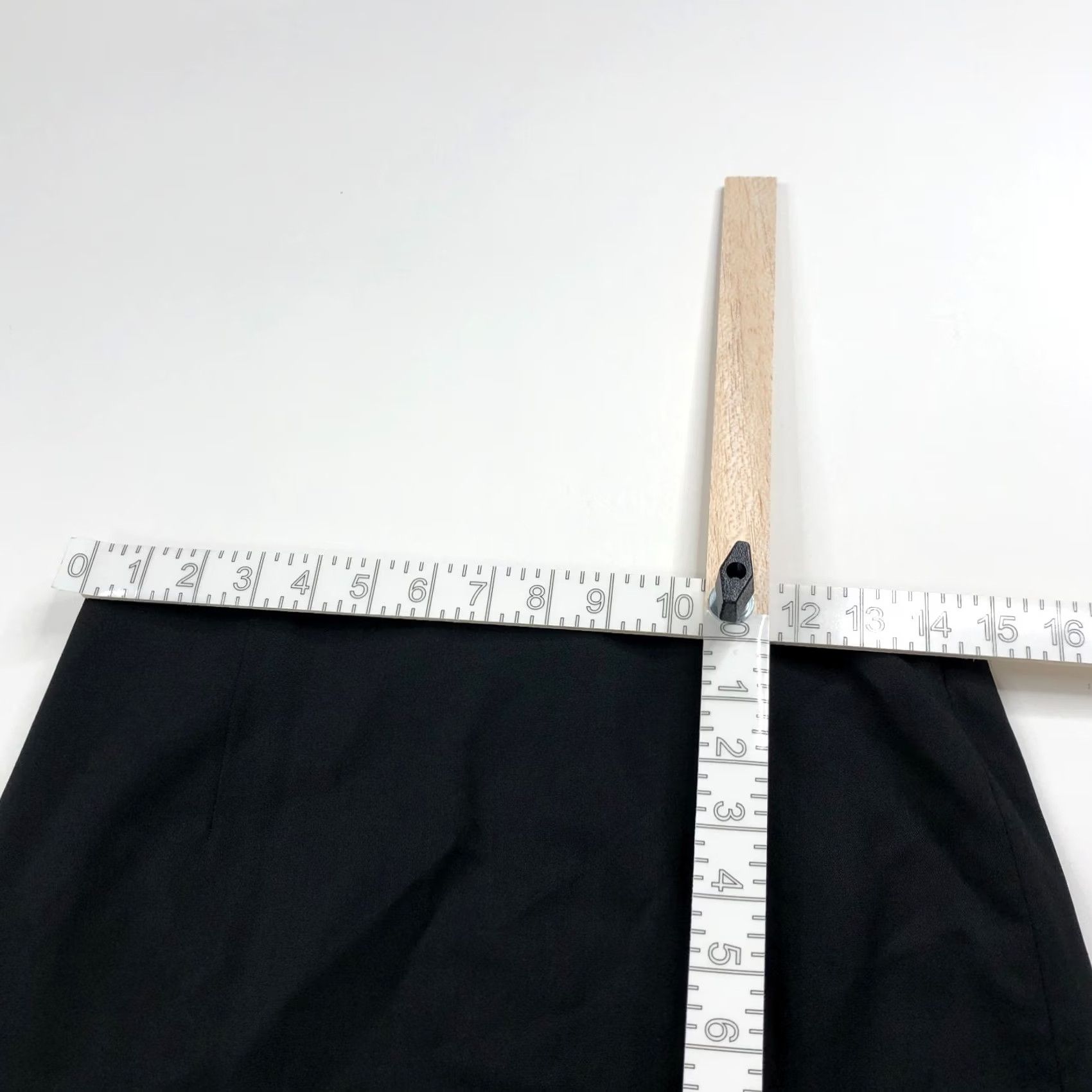 Vintage Lafayette 148 New York Skirt Wool Blend Zip Mini Black 0 Womens Short 7.25 Inseam Mint PLS READ Size 25" / US 0 / IT 36 - 4 Thumbnail
