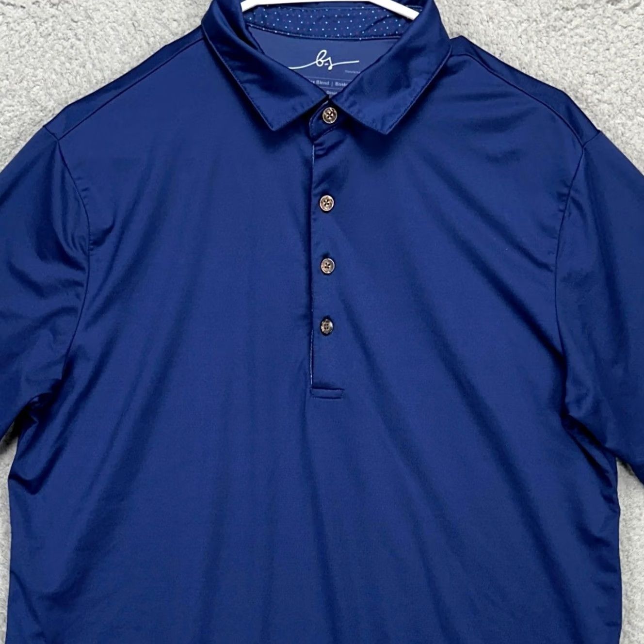 Vintage Boston Scott Polo Shirt Mens Golf Short Sleeve Blue Medium Size US M / EU 48-50 / 2 - 2 Thumbnail