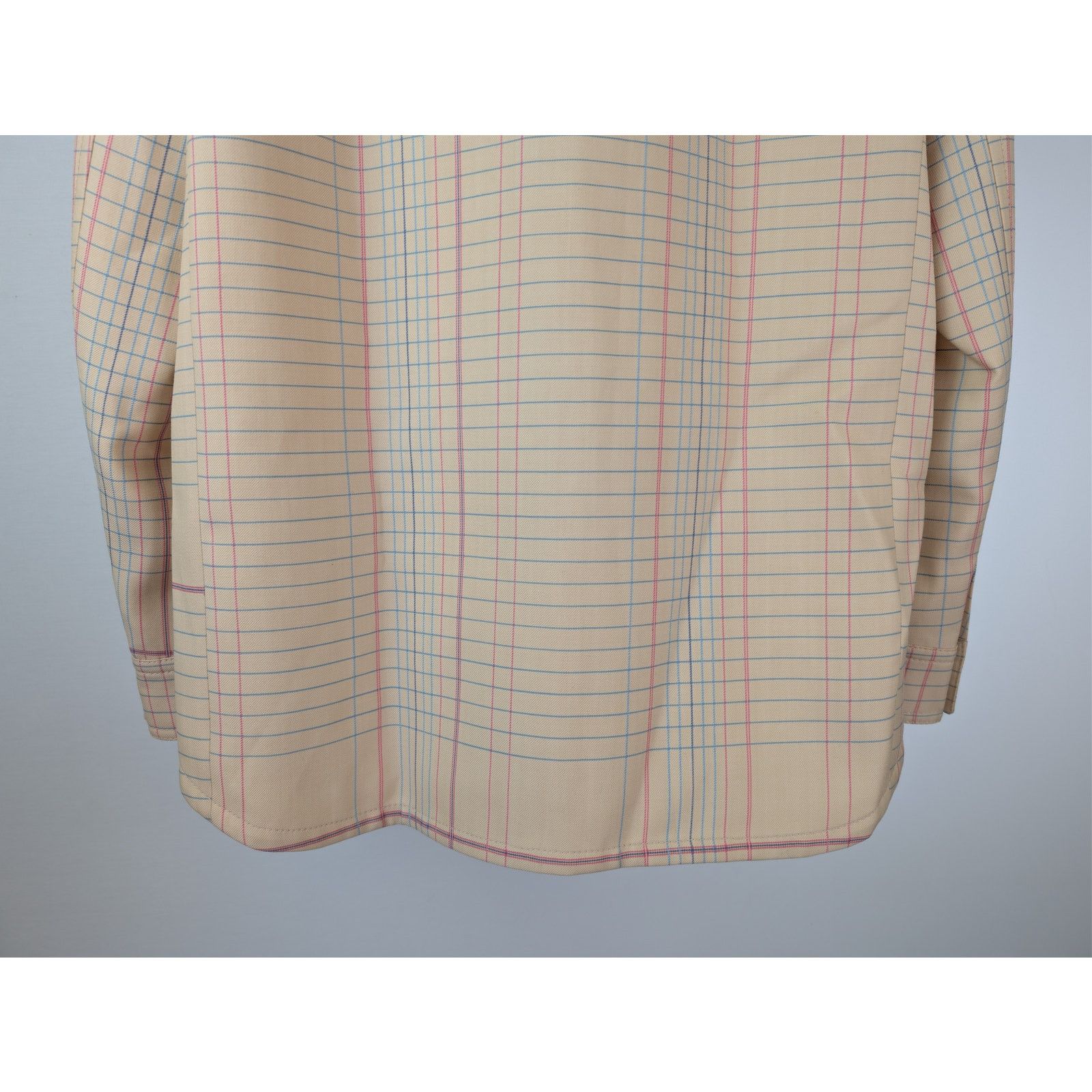 Bottega Veneta o1rshd1 Notebook Wool Twill Jacket in Beige / Pink / Blue 52 Size US L / EU 52-54 / 3 - 13 Thumbnail