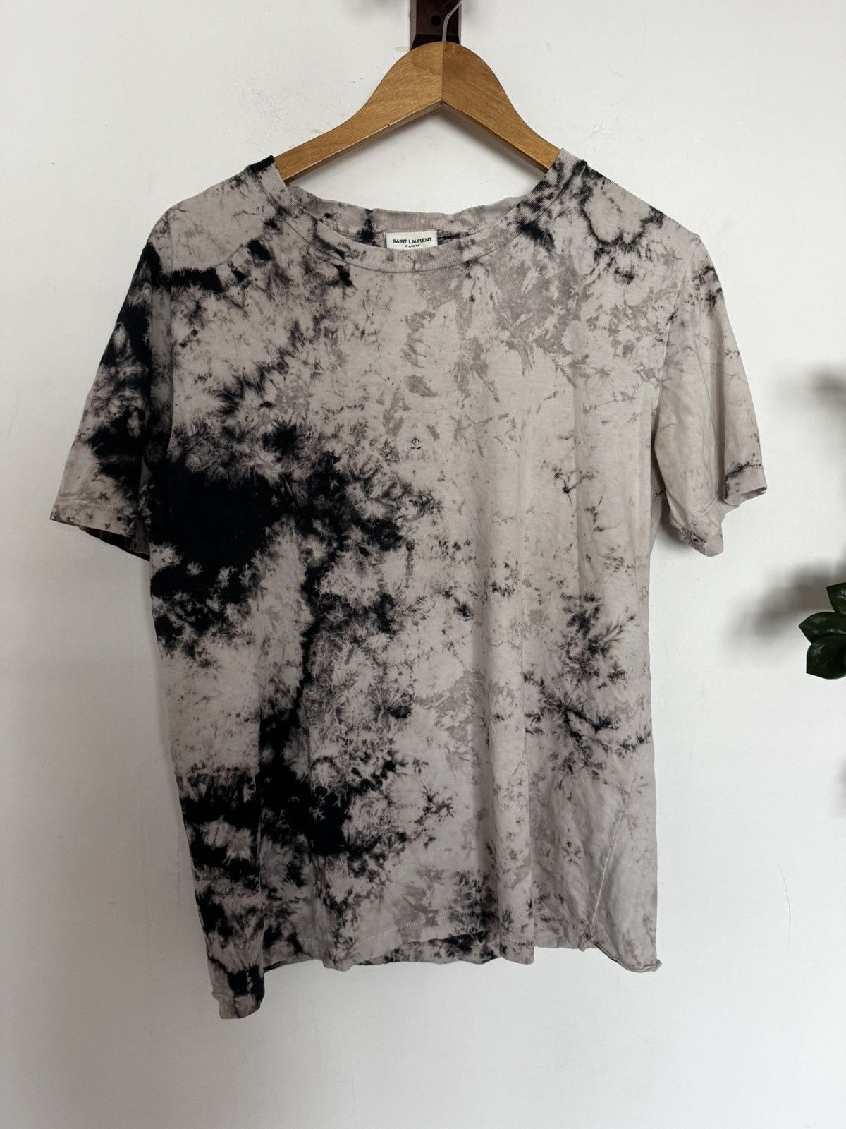 Saint Laurent Paris Hedi Tie Dye T shirt Size US M / EU 48-50 / 2 - 1 Thumbnail