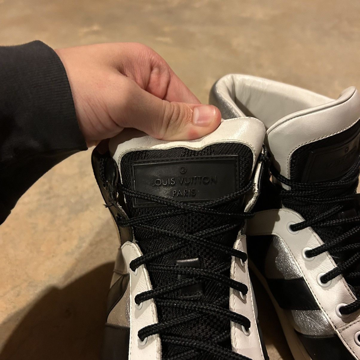 Designer × Louis Vuitton × Vintage Louis Vuitton Tribe Damier Leather High Top Sneaker US 9 Size US 9 / EU 42 - 8 Thumbnail