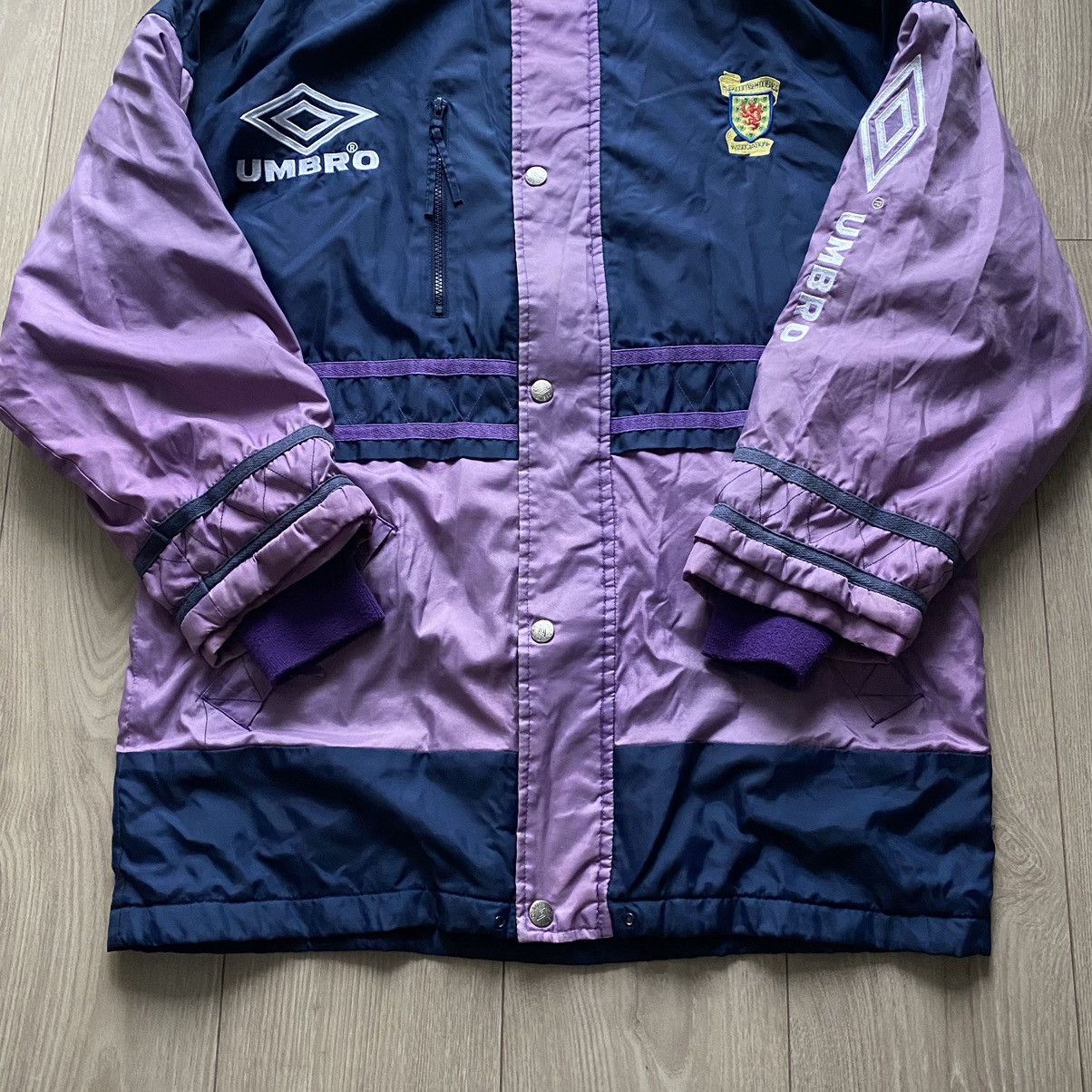 Umbro 90s Scotland Umbro Logo Bench Coat Jacket Size US M / EU 48-50 / 2 - 3 Thumbnail